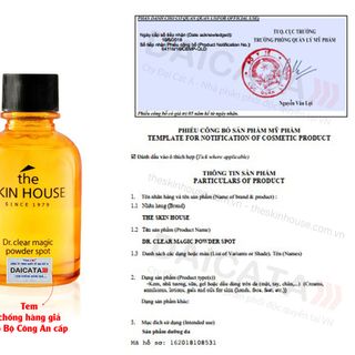Dung dịch giúp giảm mụn nhanh THE SKIN HOUSE FS