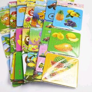 tranh ghép giấy loại dầy 14cm x 14cm đủ mẫu đẹp ngon bổ rẻ