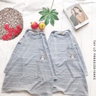 ÁO THUN MÈO SỌC DỄ THƯƠNG