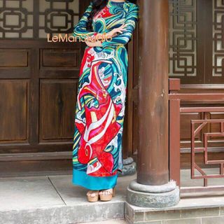 Áo dài truyền thống mẫu mới