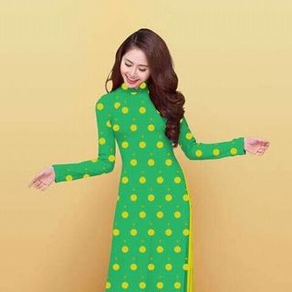 vải áo dài in 3d