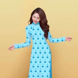 vải áo dài in 3d