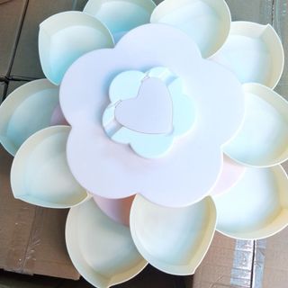 Khay mứt 2 tầng 10 cánh