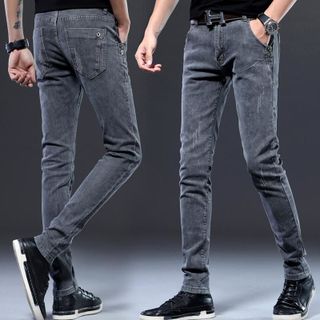 Quần jean nam dáng bao chuẩnđẹptỉ mỉ đừng điểm nhấn nhẹ tạo nét sang trọng-301