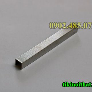 Nẹp Inox Chữ U U10x10x10 Trắng Xước Mờ