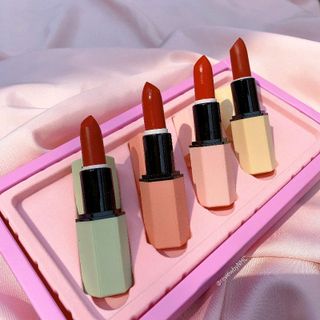 Son Linnsz Nơ Đỏ hộp 4 cây tone đẹp