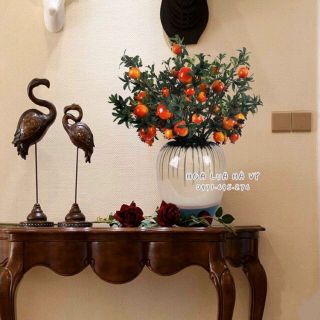 Cành Lựu giả cao cấp giống như thật 99- có Ảnh Thật