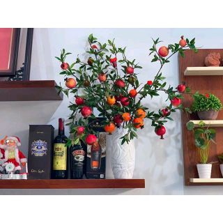 Cành Lựu giả cao cấp giống như thật 99- có Ảnh Thật