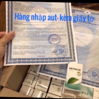 Detoxic diệt ký sinh trùng HÀNG AUTH