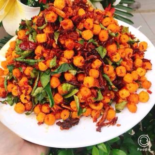 Nui bò sấy lá chanh 500g