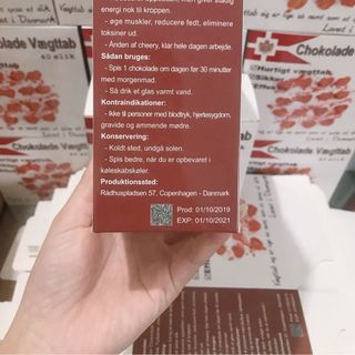 Kẹo Socola Giảm Cân Đan Mạch Hàng Chuẩn
