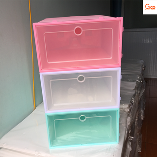 Hộp Đựng Giày Bằng Nhựa Cao Cấp 3 màu