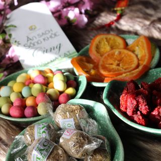 Set quà Tết - Chuột sum vầy