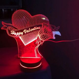 Đèn Ngủ 3D khắc tên theo yêu cầu sinh nhật valentime chúc tết