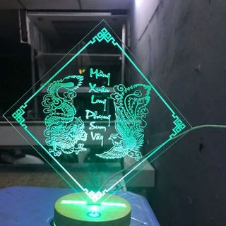Đèn Ngủ 3D khắc tên theo yêu cầu sinh nhật valentime chúc tết