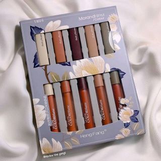 Son Morandi Color Matte hộp 5 kem, 5 thỏi nội địa Thái