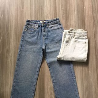 Jeans ống suông