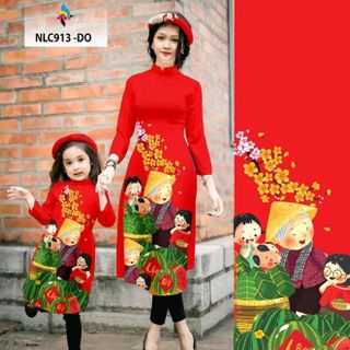 Áo dài mẹ và bé