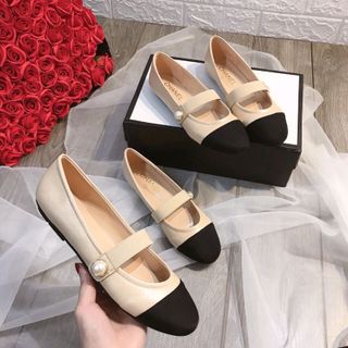 Bệt quai chun đính hạt ngọc 2 màu