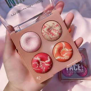 Phấn Má hồng bắt sáng MIX to FACE 4 ô