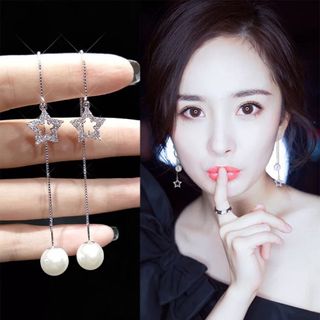 Bông tai Bạc Kiểu Hàn Quốc