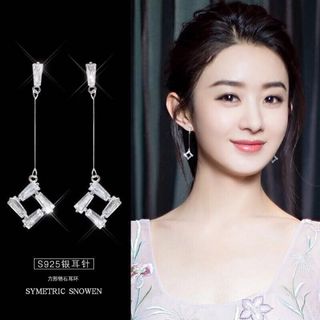 Bông tai Bạc Kiểu Hàn Quốc