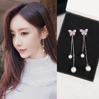 Bông tai Bạc Kiểu Hàn Quốc
