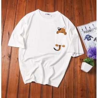 ÁO THUN UNISEX MÈO TÚI CỰC DỄ THƯƠNG