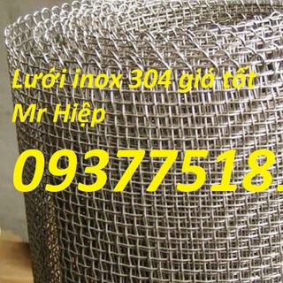 chuyên cung cấp lưới inox đan 304 201 sàng lọc công nghiệp chống côn trùng