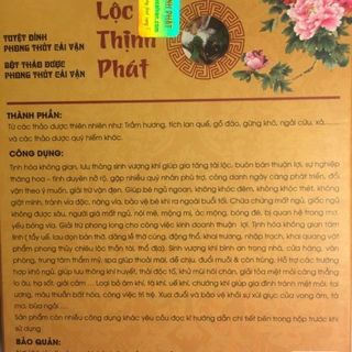 BỘT THẢO DƯỢC PHONG THUỶ LỘC THỊNH PHÁT giá sỉ​ giá bán buôn