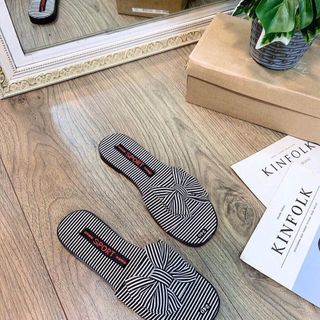 Dép lụa nơ