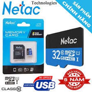 Thẻ Netac 32Gb Bh 12 Tháng