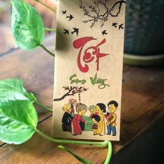 Bao lì xì thiết kế giấy kraft 160gsm