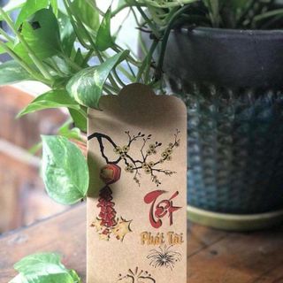 Bao lì xì thiết kế giấy kraft 160gsm