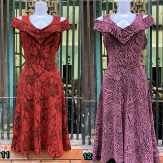 Đầm kim tuyến rớt vai