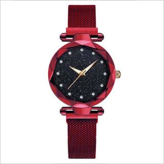 Đồng Hồ Star Watch dành cho nữ Rose Gold Lưới Magnet Starry Sky Quartz Đồng hồ đeo tay Gradient Ladies Đồng hồ đeo tay nữ Relogio nữ tính