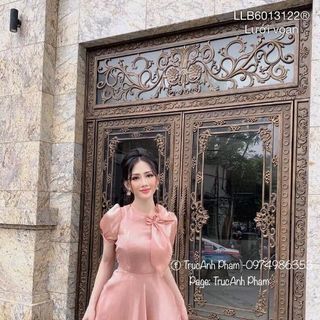 đầm lưới von hồng
