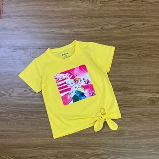 Áo thun croptop bé gái từ 20-36kg