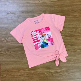 Áo thun croptop bé gái từ 20-36kg