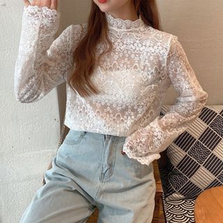 Áo sơ mi ren nữ Hàn Quốc