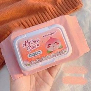 Khăn giấy ướt tẩy trang Kiss Beauty my sweet peach 120 tờ No2173-03 giá sỉ​ giá bán buôn giá sỉ