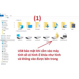 USB bảo mật bằng mật khẩu chống mất cắp dữ liệu