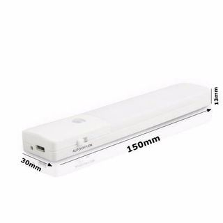 Đèn LED tủ quần áo dùng pin sạc siêu mỏng tiện dụng
