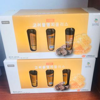 NƯỚC LINH CHI MẬT ONG HÀN QUỐC KGS CAO CẤP HỘP 10 CHAI THỦY TINH