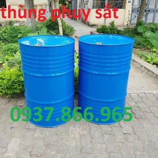 thùng phuy sắt giá rẻ liên hệ