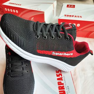 Giày sneaker nữ màu đen đỏ in chữ trắng Mã 1950 1 giá sỉ