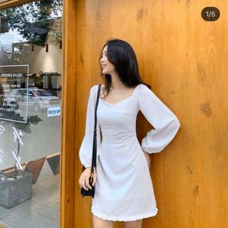 đầm tay bồng chân bèo