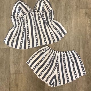 Đồ bộ mặc nhà pijama đùi Hai Dây nữ lụa Siêu MỊn