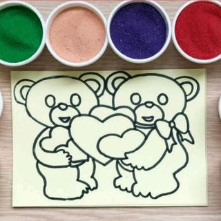 sỉ TƯỢNG THẠCH CAO tô màu và tranh cát tranh ghép