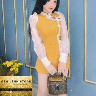SÉT CỔ TÀU PHỐI REN TAY LƯỚI